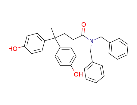 4,4-Bis-(4-hydroxyphenyl)pentanoic acid dibenzylamide