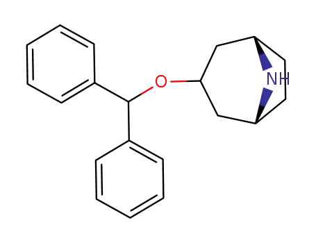 3α-benzhydryloxy-8-azabicyclo[3.2.1]octane