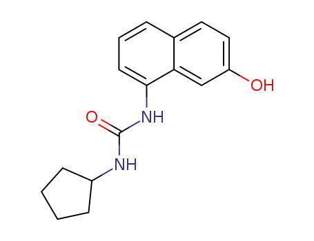 1-cyclopentyl-3-(7-hydroxy-naphthalen-1-yl)-urea