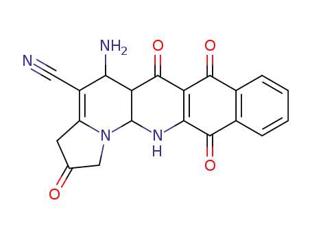 5-amino-2,6,7,12-tetraoxo-1,2,3,5,5a,6,7,12,13,13a-decahydro-13,13b-diazacyclopenta[a]naphthacene-4-carbonitrile