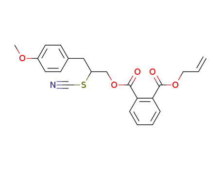 phthalic acid 1-allyl ester 2-[3-(4-methoxy-phenyl)-2-thiocyanato-propyl] ester