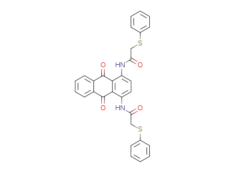 1,4-bis(phenylthioacetamido)-9,10-anthracenedione