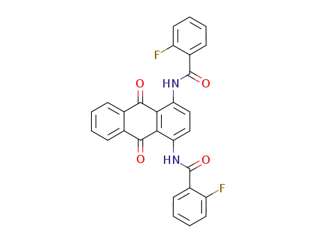 1,4-bis(2-fluorobenzoylamido)-9,10-anthracenedione