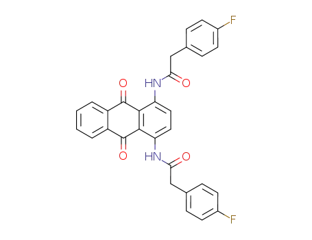 1,4-bis(4-fluorophenylacetamido)-9,10-anthracenedione