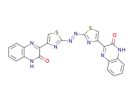 4,4'-bis(2-oxo-1,2-dihydroquinoxalin-3-yl)-2,2'-azothiazole