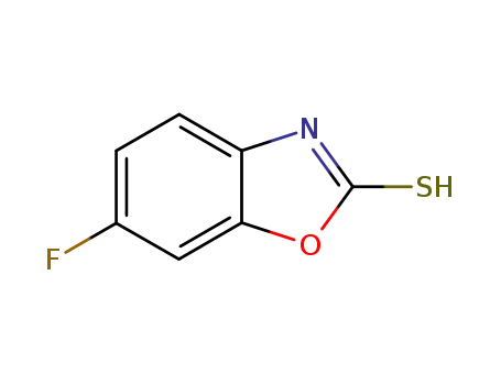 Molecular Structure of 145096-57-7 (6-Fluoro-benzooxazole-2-thiol)