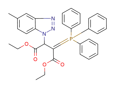 diethyl 2-(5-methylbenzotriazol-1-yl)-3-(triphenylphosphanylidene)butanedioate