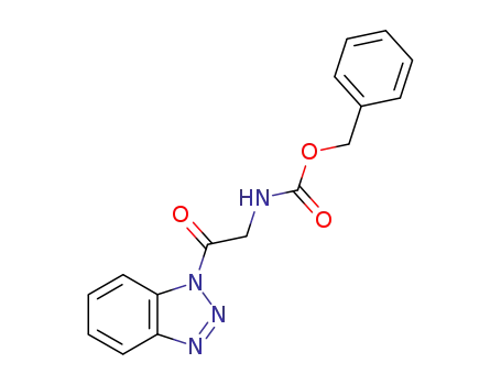 benzyl [2‑(1H‑benzo[d][1,2,3]triazol‑1‑yl)‑2‑oxoethyl]carbamate
