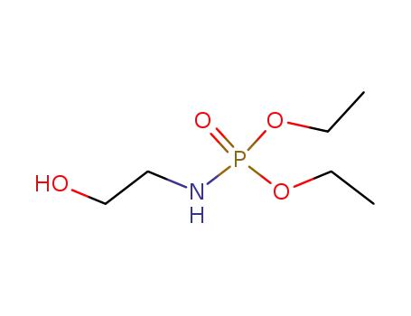 Molecular Structure of 14662-78-3 (Phosphoramidic acid, (2-hydroxyethyl)-, diethyl ester)