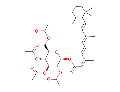 1-O-13-cis-retinoyl-2,3,4,6-tetra-O-acetyl-β-D-glucopyranose