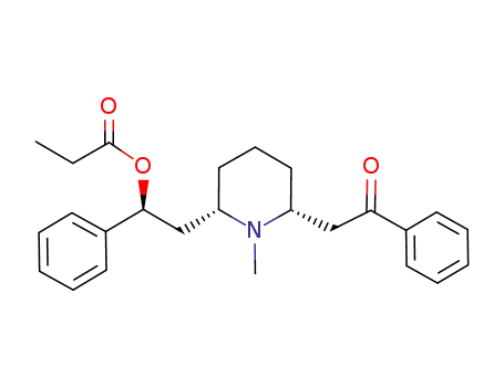 (S)-2-[(2R,6S)-6-(2-propionyloxy-2-phenylethyl)-1-methylpiperidin-2-yl]-1-phenylethanone