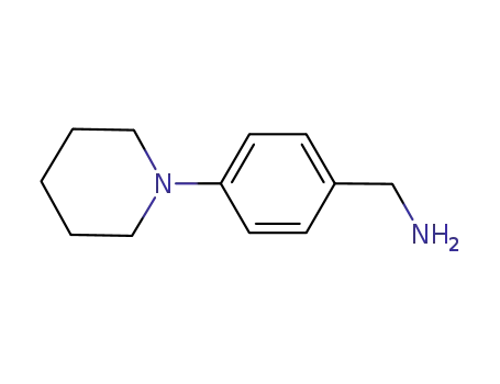 Molecular Structure of 214759-73-6 ((4-PIPERIDINOPHENYL)METHYLAMINE)