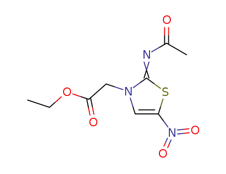 (2-acetylimino-5-nitro-thiazol-3-yl)-acetic acid ethyl ester