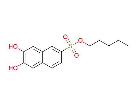 pentyl 6,7-dihydroxy-2-naphthalenesulfonate