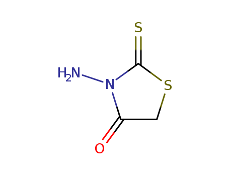 1438-16-0,N-Aminorhodanine,Rhodanine,3-amino- (6CI,7CI,8CI);3-Amino-2-thioxo-1,3-thiazolidin-4-one;3-Amino-2-thioxo-4-thiazolidinone;3-Aminorhodanine;N-Aminorhodanine;NSC23272;