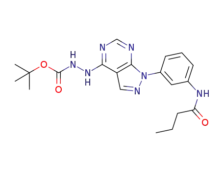 N-[3-(4-tert-butylhydrazino-1H-pyrazolo[3,4-d]pyrimidin-1-yl)phenyl]butanamide