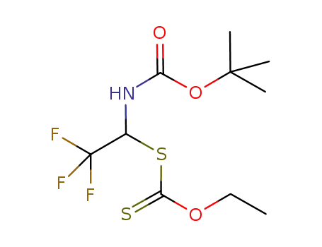 ethyl [1-(tert-butoxycarbonylamino)-2,2,2-trifluoro-ethyl]sulfanylmethanethioate