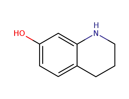 Molecular Structure of 58196-33-1 (7-Hydroxy-1,2,3,4-tetrahydroquinoline)