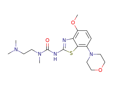 1-(2-Dimethylamino-ethyl)-3-(4-methoxy-7-morpholin-4-yl-benzothiazol-2-yl)-1-methyl-urea
