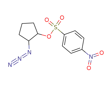 (+/-)-trans-4-nitro-benzenesulfonic acid 2-azido-cyclopentyl ester