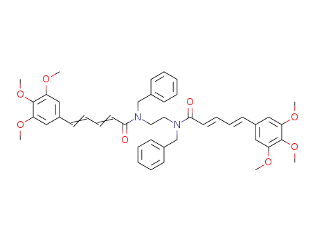 N,N'-bis[5-(3,4,5-trimethoxyphenyl)penta-(2E,4E)-dienoyl]-N,N'-dibenzylethylenediamine