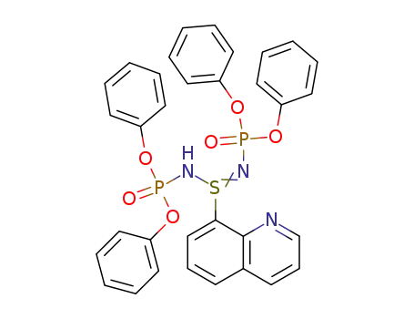 N,N'-bis(diphenyloxyphosphonyl)-8-quinolinesulfinamidine