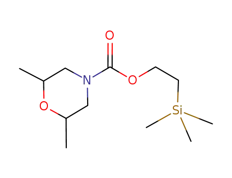 2-(trimethylsilyl)ethyl 2,6-dimethylmorpholine-4-carboxylate