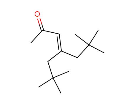 Molecular Structure of 23687-57-2 (3-Hepten-2-one, 4-(2,2-dimethylpropyl)-6,6-dimethyl-)