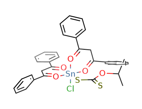 isopropylxanthato(chloro)bis(dibenzoylmethanato)tin(IV)