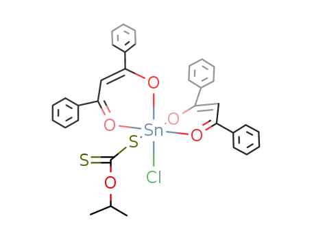 isopropyl xanthato(chloro)bis(dibenzoylmethanato)tin(IV)