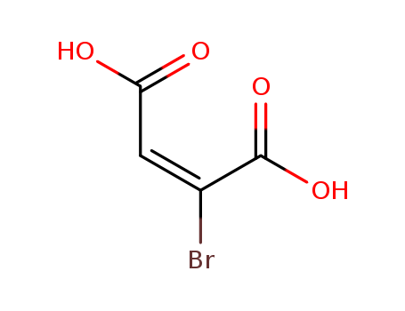 2-Butenedioic acid,2-bromo-, (2E)- cas  584-99-6