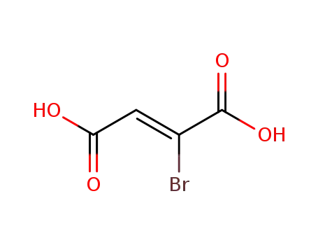 Molecular Structure of 644-80-4 ((Z)-Bromofumaric acid)