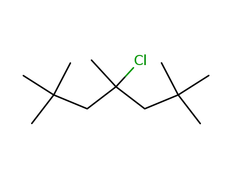 Molecular Structure of 100386-42-3 (Heptane, 4-chloro-2,2,4,6,6-pentamethyl-)
