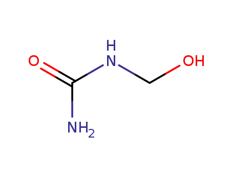 Molecular Structure of 1000-82-4 ((Hydroxymethyl)urea)