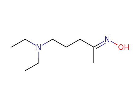 Molecular Structure of 5426-96-0 ((2Z)-5-(diethylamino)pentan-2-one oxime)