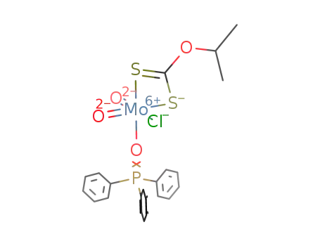 (dioxomolybdenum)Cl(isopropyl xanthate)(triphenylphosphine oxide)