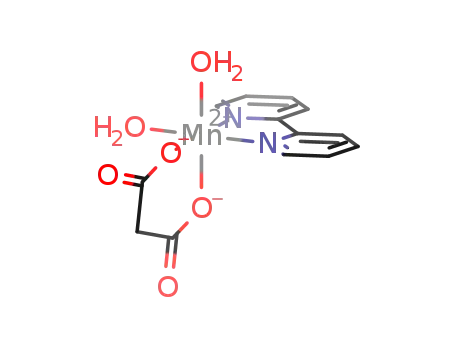 diaqua(2,2'-bipyridine)malonatomanganese(II)