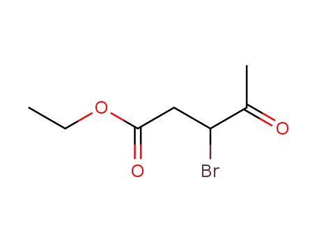 Molecular Structure of 54260-84-3 (3-BROMO-4-OXO-PENTANOIC ACID ETHYL ESTER)