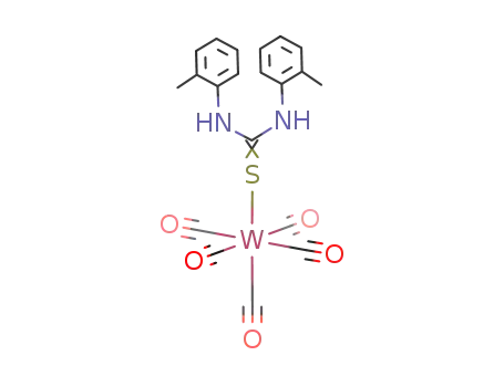 pentacarbonyl(sym-di-o-tolylthiourea)tungsten(0)