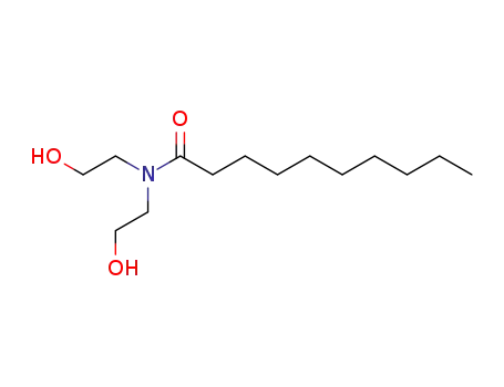 Molecular Structure of 136-26-5 (N,N-bis(2-hydroxyethyl)decan-1-amide)