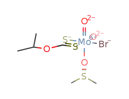 MoO2Br(O-Pr(i) dithiocarbonate)(dimethylsulfoxide)