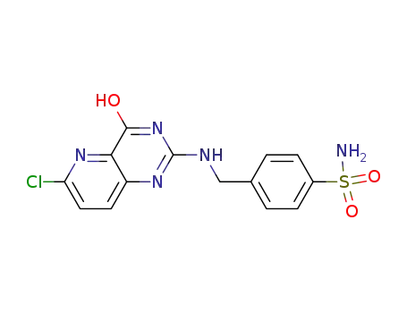 4-[(6-chloro-4-hydroxy-pyrido[3,2-d]pyrimidin-2-ylamino)-methyl]-benzenesulfonamide