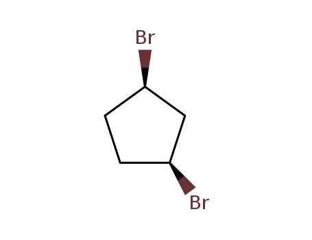 Molecular Structure of 68479-47-0 (Cyclopentane, 1,3-dibromo-, cis-)