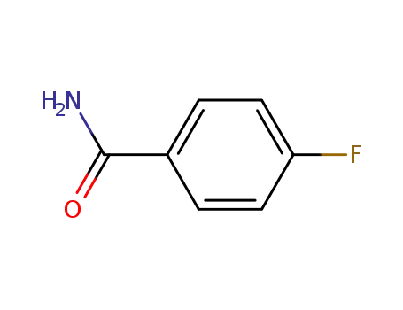 Molecular Structure of 824-75-9 (4-Fluorobenzamide)