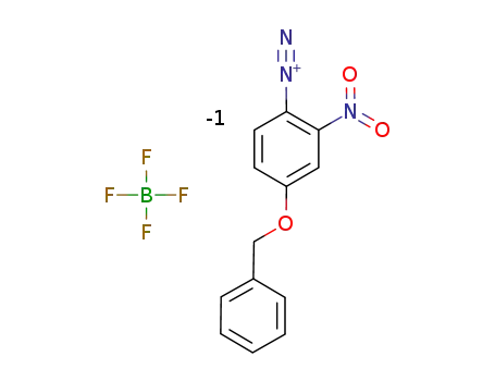 4-benyzloxy-2-nitrobenzenediazonium tetrafluoroborate