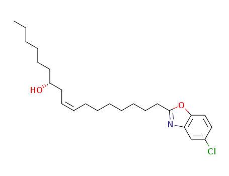 (7R,9Z)-17-(5-chloro-1H-benzoxazol-2-yl)-heptadec-9-en-7ol