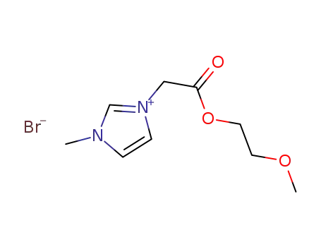 3-methyl-1-(methoxyethoxycarbonylmethyl)imidazolium bromide
