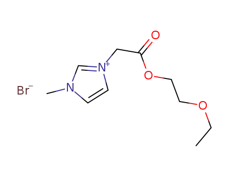 3-methyl-1-(ethoxyethoxycarbonylmethyl)imidazolium bromide