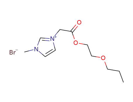 3-methyl-1-(propoxyethoxycarbonylmethyl)imidazolium bromide