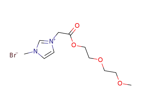 3-methyl-1-(methoxyethoxyethoxycarbonylmethyl)imidazolium bromide